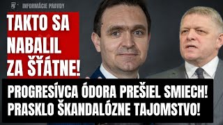 Takto sa nabalil za šťatne! Progresívca Ódora prešiel smiech! Prasklo škandalózne tajomstvo! Fico