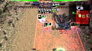 【三国志大戦３】天下無双の進軍４枚 vs 二分手腕【Ver3.594_E】