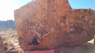 Super Scream** 😱 (V8) Send - Red Rocks