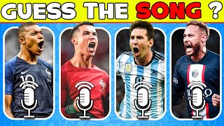 Guess Player by His SONG 🎶 Ronaldo Song, Messi Song, Neymar Song, Mbappe Song