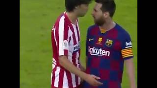 Lionel Messi vs Joao Felix Fight | Luis Suarez vs Savic Fight | Barca vs Atleti Supercopa 2020 Saudi