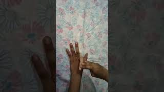 Finger back folding // ashritha tech and arts✋✋✋