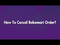 How To Cancel Rokomari Order?