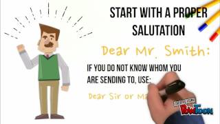 How to write a formal letter in English