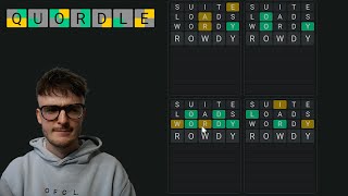 ASMR | Taking On QUORDLE! (Whispered Wordle Game)