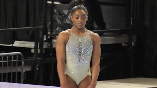 Simone Biles's huge vaults in Warm-up 🔥 - US Championships Day 2