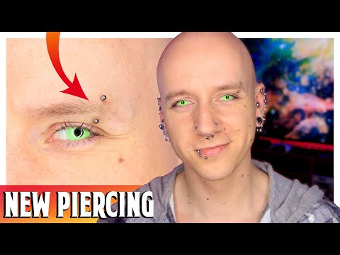 Piercing My Eyebrow Pain Level Healing Rejection Piercing Update