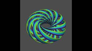 Villarceau circles forming a torus (Python)