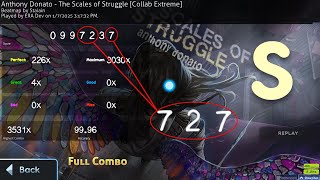 (osu!mania 4k) The Scales Of Struggle 997k (#1)