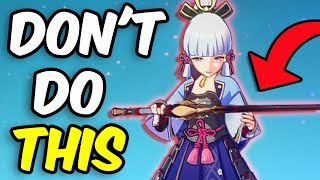 DON'T MAKE THIS MISTAKE leveling up your Kamisato Ayaka! | Genshin Impact F2P Best Weapon Tips