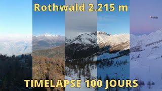 Rothwald - Wasenalp am Simplon ⏩ Timelapse 100 days