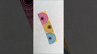 Mandala bookmark 🔖🌸💛💙💕 #artsyjayas #art #shorts