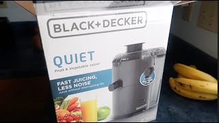 NEW Black Decker Quiet Juicer REVIEW