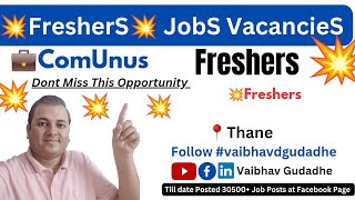 Freshers Jobs Vacancies | Thane Job Vacancies #thane #freshersjobs #jobs2025 @vaibhavdgudadhe #jobs