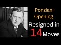 Resigned in 14 | Alexander Alekhine Vs Fink Best chess game