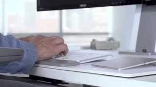 Introducing Humanscale's QuickStand - a sit/stand solution for any desk