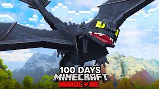 I Survived 100 Days in a World of Dragons in Minecraft Hardcore