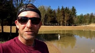 Mark Pitchers Carp Life - I drain my stock pond!