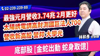 林和彥【時間密碼】20250211盤後／國巨 營邦 玉晶光 美時 精成科 [金蛇出動 蛇身取億]