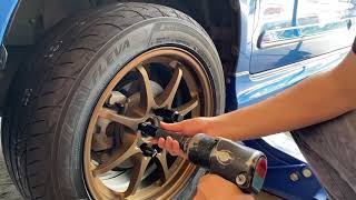 Myvi 1.5 SE biru tukar rim 15 ce28 copy thai + tayar yokohama advan Fleva v701