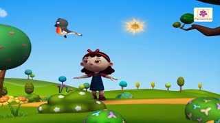 Little Robin | 3D English Nursery Rhyme for Children | Periwinkle | Rhyme #23