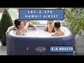 Lay-Z-Spa Hawaii AirJet | 6 Person Inflatable Hot Tub | Outdoor Luxury Living