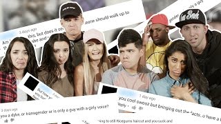 Reading Mean Comments! ft. Lilly, Merrell Twins, Swoozie, Laurdiy, Alex Wassabi,