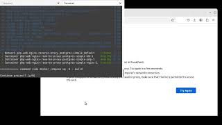Programming {{ nginx php pdo postgres }} reverse proxy web