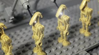 How Droids Are Made - Droid Factory  (Stop Motion Animation) - Ultra HD #LEGOSTA
