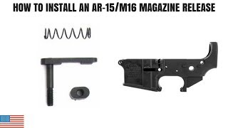 AR-15 Magazine Release - Install Video