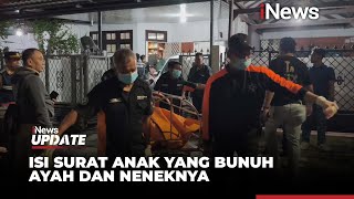 Ditulis Untuk Sang Ibu, Begini Isi Surat Anak yang Bunuh Ayah dan Neneknya