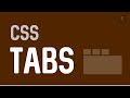 Tabs with CSS & Javascript