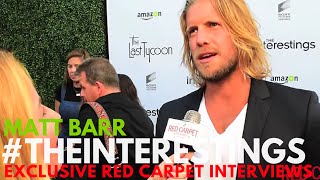 Matt Barr interviewed at Sony Pictures Social Soiree for The Interestings #AmazonPilots