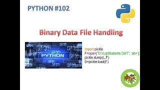 Python #102 Data File Handling- Binary Files Programs