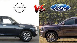 2023 Ford Everest vs 2023 Nissan Patrol Visual & Price Comparison, Interior & Exterior Features