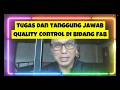 TUGAS QUALITY CONTROL DAN QUALITY ASSURANCE DI F&B BUSSINESS  #quality #qualitycontrol #foodtech