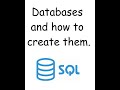 How to CREATE DATABASE