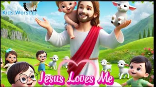 Jesus Loves Me, This I Know | Heartwarming Christian Rhyme for Kids #biblesongs@Sparkykidspraise