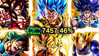 6X ZENKAI BUFF WITH ZENKAI LL OG SSB GOGETA 🔥💀💀💀 [Dragon ball legends]