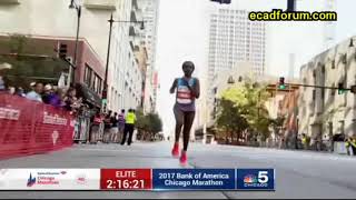 Ethiopia's Tirunesh Dibaba Wins 2017 Chicago Marathon