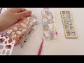 200 stickers for $37 sticker peeling asmr journal with me daily spread