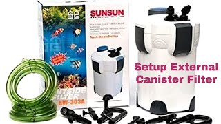 How to setup SunSun 303A External Canister Filter