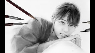 西野七瀬 卒業を惜しみつつ描いてみた〜乃木坂46 / Pencil drawing/Nanase Nishino/  How To Draw