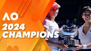 Women's Doubles Trophy Presentation - 2024 Australian Open | Wide World of Sport