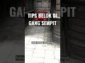 tips belok di gang sempit.. stirmobil tutorial mobilmanual mobilmatic