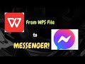 Vlog #18: HOW TO SEND WPS FILE THROUGH MESSENGER (ANDROID PHONE)