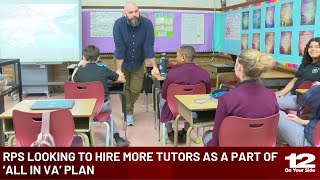 RPS looking to hire more tutors as a part of ‘All in VA’ plan