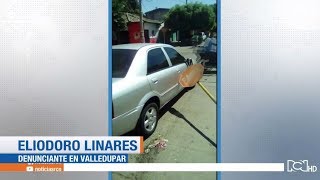 Cazanoticias: una señalización en mal estado cayó sobre un carro en Valledupar