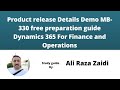 Microsoft Dynamics 365 Supply Chain Management | Product release Details Demo