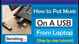 How to Put Music on a USB from a Laptop/How to put songs in Pendrive from laptop